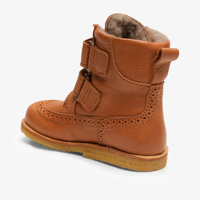 Winter boots KIDS elba tex cognac Brown bisgaardshoes