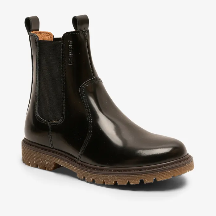 Winter boots neel black polido Black 8211 bisgaardshoes KIDS