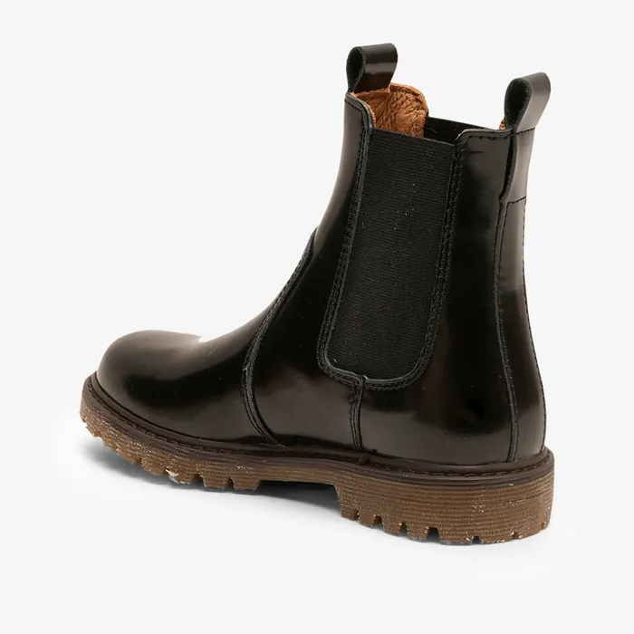 Winter boots neel black polido Black 8211 bisgaardshoes KIDS