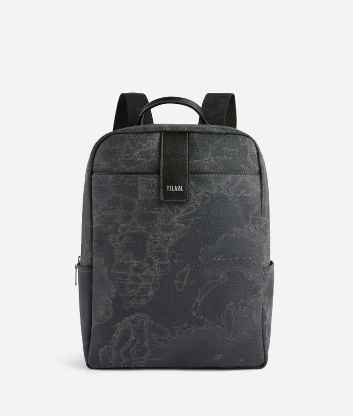 Woman Briefcase Alviero Martini Computer Backpack In Geo Night Printed Fabric Black Woman Briefcase Alviero Martini Computer Backpack In Geo Night Printed Fabric Black