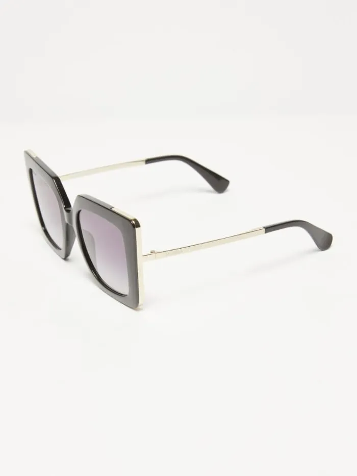 Woman Butterfly Sunglasses Black Maxmara Eyewear