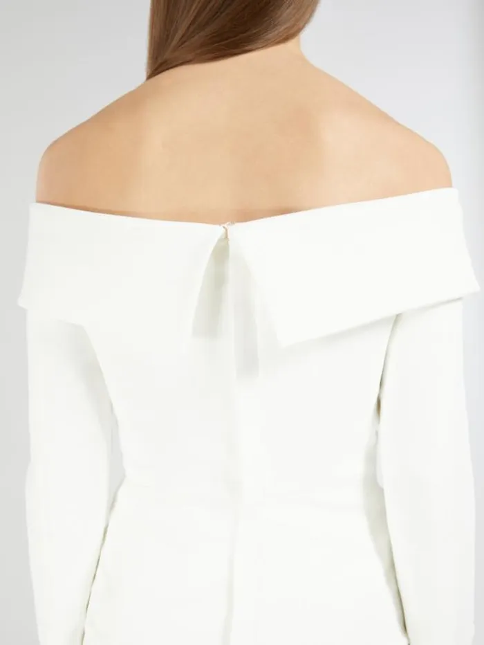 Woman Cady Bustier Optical White Maxmara Shirts And Tops Woman Cady Bustier Optical White Maxmara Shirts And Tops