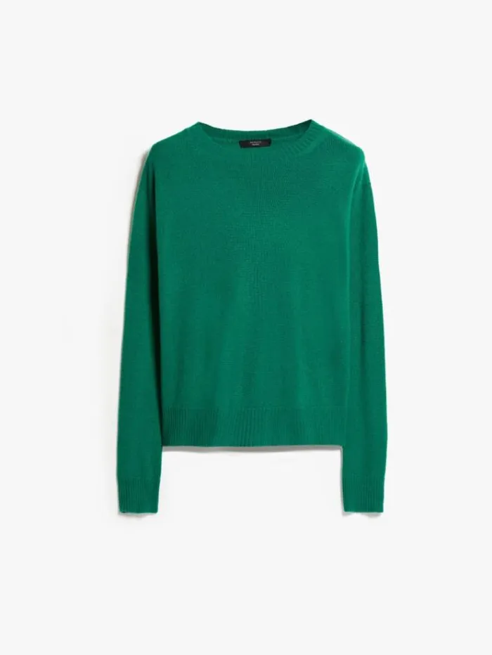 Woman Cashmere Sweater Green Maxmara Knitwear And Sweatshirts Woman Cashmere Sweater Green Maxmara Knitwear And Sweatshirts