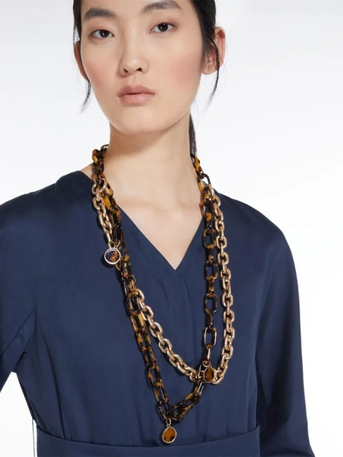 Woman Chain Necklace Gold Maxmara Jewelry Woman Chain Necklace Gold Maxmara Jewelry