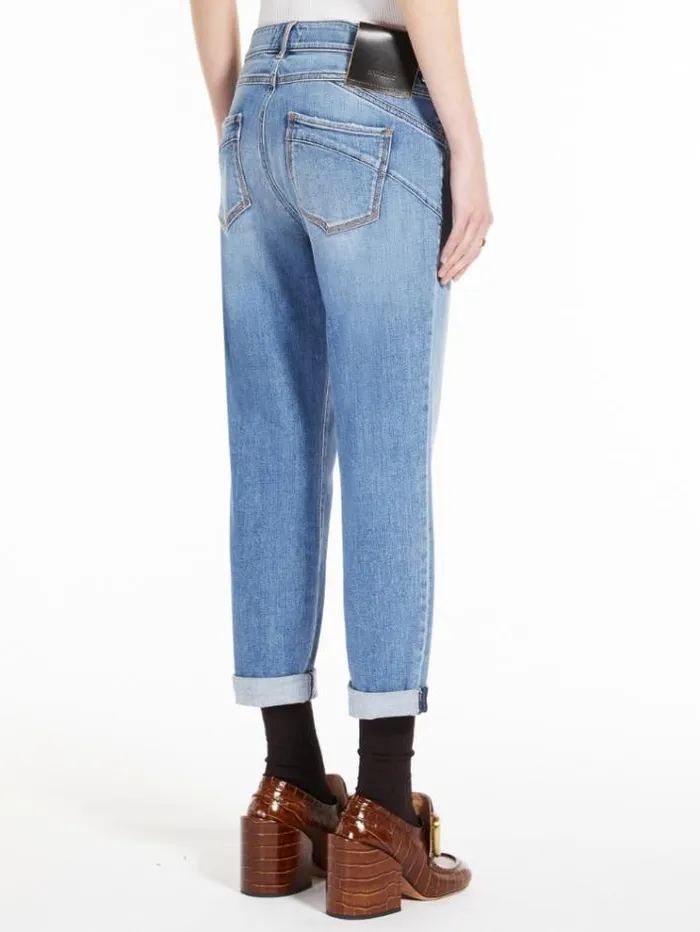 Woman Cigarette Jeans Midnightblue Maxmara Trousers Woman Cigarette Jeans Midnightblue Maxmara Trousers