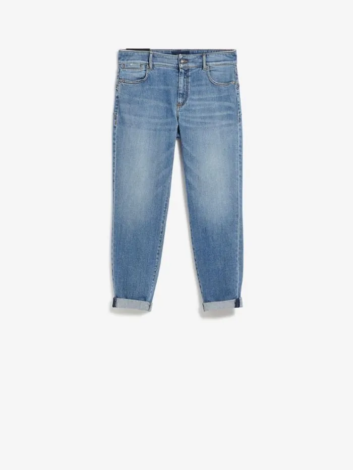 Woman Cigarette Jeans Midnightblue Maxmara Trousers Woman Cigarette Jeans Midnightblue Maxmara Trousers