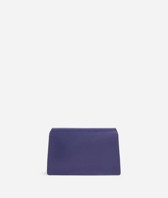 Woman Crossbody Bags Alviero Martini Winter Spirit Small Smooth Leather Flap Crossbody Bag Indigo
