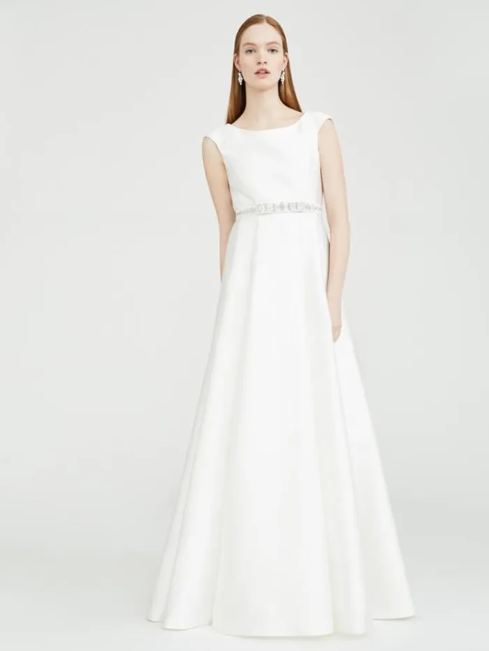 Woman Embroidered Belt White Maxmara Bridal Accessories Woman Embroidered Belt White Maxmara Bridal Accessories