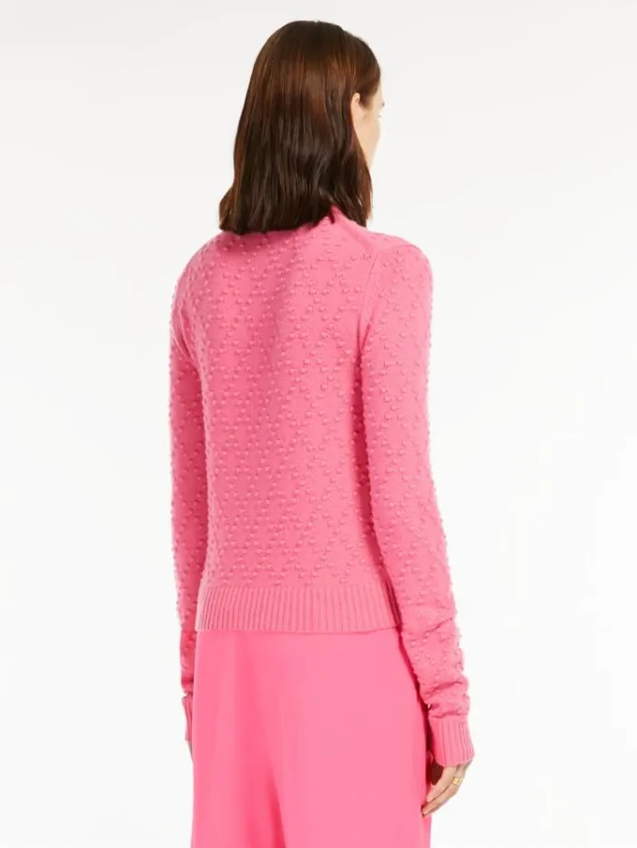 Woman Fancyknit Wool And Cashmere Sweater Pink Maxmara Knitwear And Sweatshirts Woman Fancyknit Wool And Cashmere Sweater Pink Maxmara Knitwear And Sweatshirts