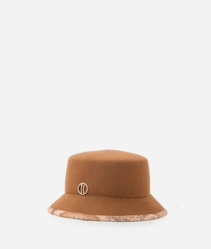 Woman Hats Alviero Martini Felt Cloche Light Taupe