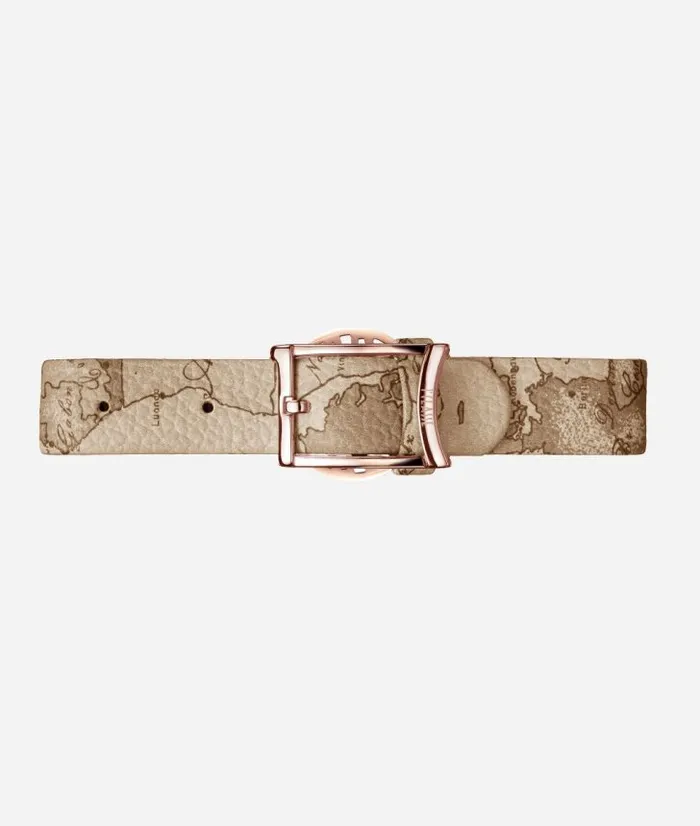 Woman Jewelry Alviero Martini La Croisette Bracelet With Leather Strap Geo Safari