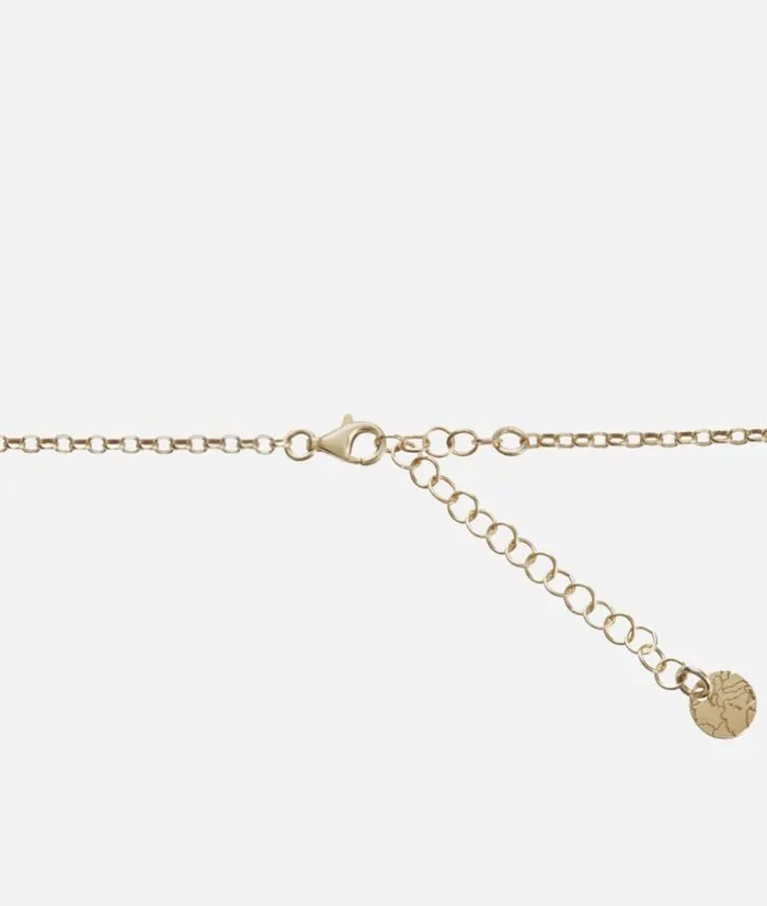 Woman Jewelry Alviero Martini Rambla Silver Necklace With Charms Dipped In Yellow Gold