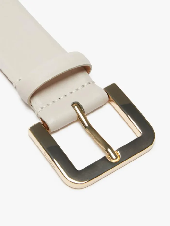 Woman Leather Belt Sand Maxmara Belts Woman Leather Belt Sand Maxmara Belts