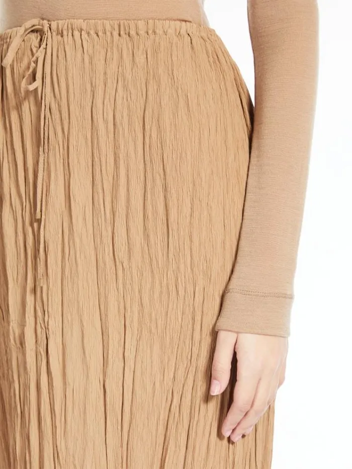 Woman Long Crepon Skirt Camel Maxmara Skirts Woman Long Crepon Skirt Camel Maxmara Skirts