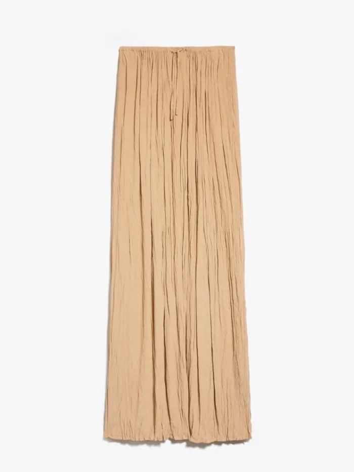 Woman Long Crepon Skirt Camel Maxmara Skirts Woman Long Crepon Skirt Camel Maxmara Skirts