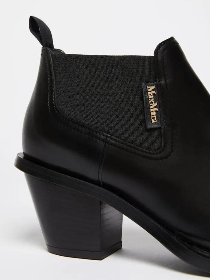 Woman Low Chelsea Boots Black Maxmara Ankle Boots And Boots Woman Low Chelsea Boots Black Maxmara Ankle Boots And Boots
