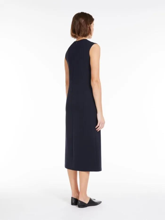 Woman Milano Jersey Dress Navy Maxmara Dresses Woman Milano Jersey Dress Navy Maxmara Dresses