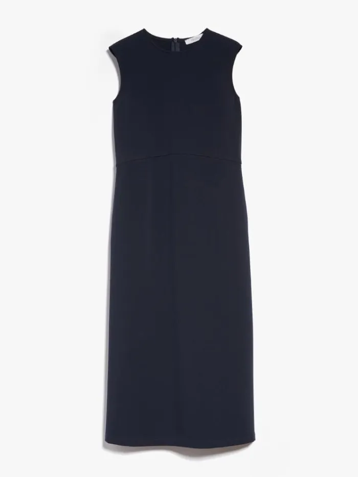 Woman Milano Jersey Dress Navy Maxmara Dresses Woman Milano Jersey Dress Navy Maxmara Dresses