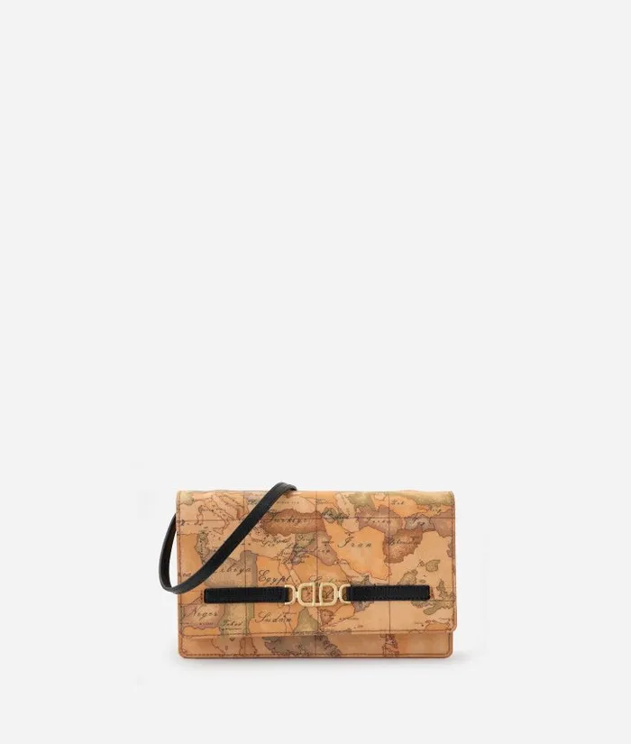 Woman Mini Bags and Pouches Alviero Martini 3d Geo Flap Pouch With Crossbody Strap Black Woman Mini Bags and Pouches Alviero Martini 3d Geo Flap Pouch With Crossbody Strap Black