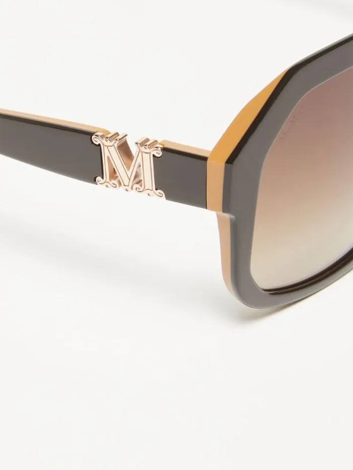 Woman Oversized Sunglasses Brown Maxmara Eyewear Woman Oversized Sunglasses Brown Maxmara Eyewear
