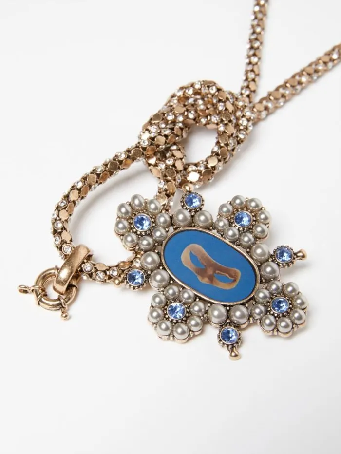 Woman Pendant Necklace Ultramarine Maxmara Jewelry