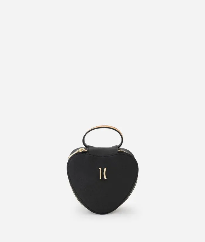 Woman Pouches and Toiletry Bags Alviero Martini Flying City HeartShaped Beauty Case Black Woman Pouches and Toiletry Bags Alviero Martini Flying City HeartShaped Beauty Case Black