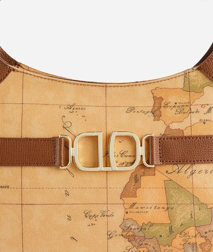 Woman Shoulder Bags Alviero Martini 3d Geo Shoulder Bag Chestnut