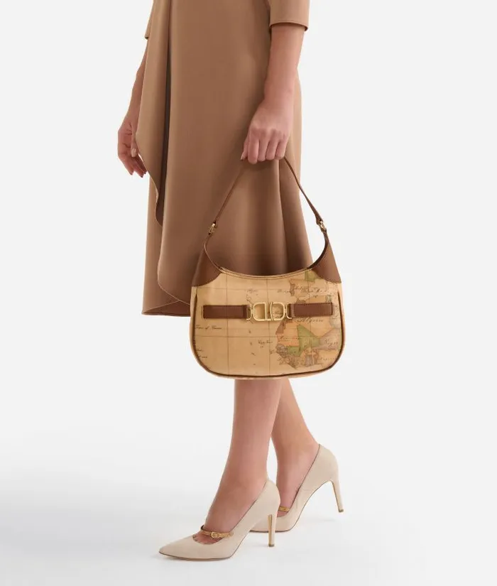 Woman Shoulder Bags Alviero Martini 3d Geo Shoulder Bag Chestnut
