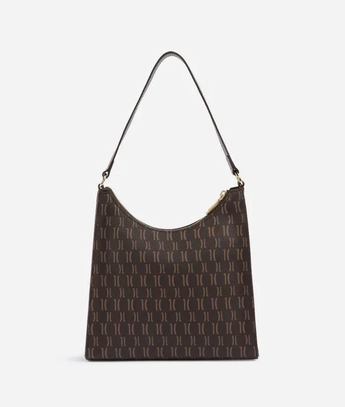 Woman Shoulder Bags Alviero Martini Geo Iconic Mix Shoulder Bag Chocolate