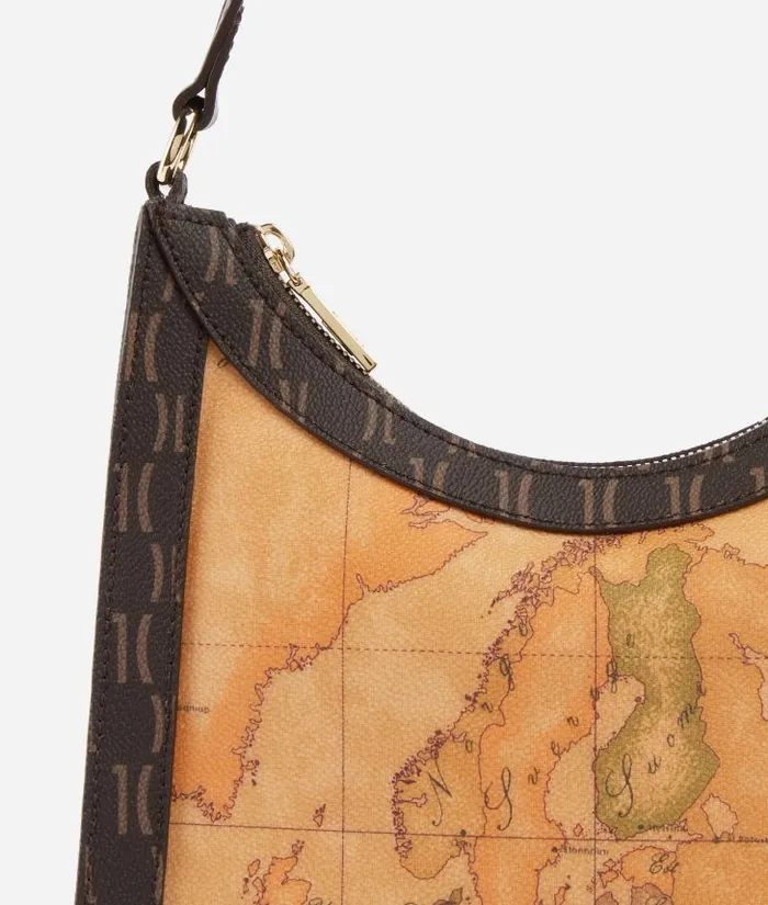 Woman Shoulder Bags Alviero Martini Geo Iconic Mix Shoulder Bag Chocolate