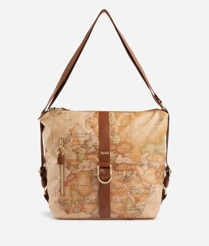 Woman Shoulder Bags Alviero Martini Social Soft Dual Wearability Shoulder Bag Chestnut Woman Shoulder Bags Alviero Martini Social Soft Dual Wearability Shoulder Bag Chestnut