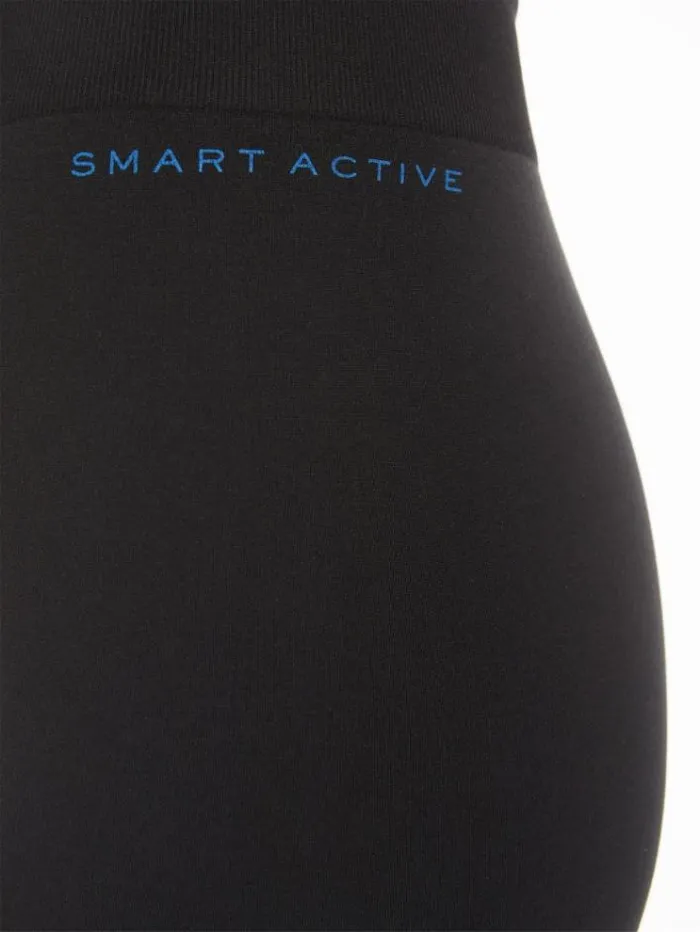 Woman Technical Fabric Leggings Black Maxmara Trousers Woman Technical Fabric Leggings Black Maxmara Trousers