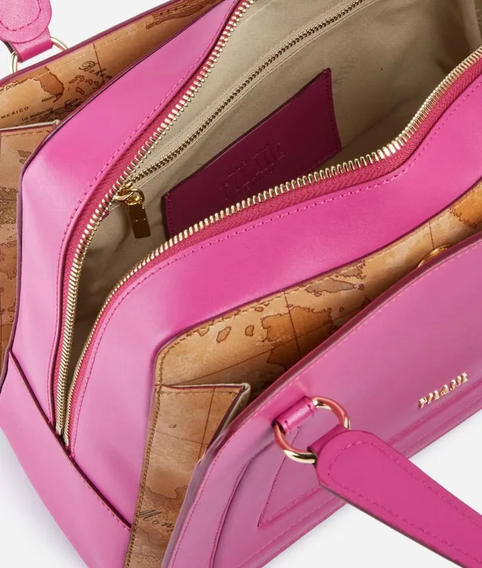 Woman Top Handle Bags Alviero Martini Future Bag Handbag With Crossbody Strap Magenta