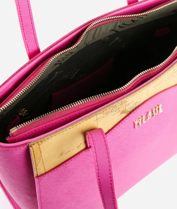 Woman Totes Alviero Martini Digital City Medium Shopper Bag Magenta