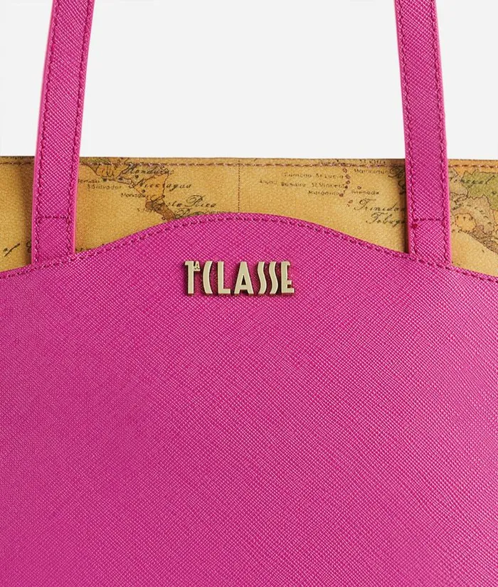 Woman Totes Alviero Martini Digital City Medium Shopper Bag Magenta