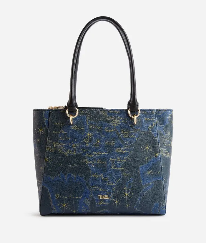 Woman Totes Alviero Martini Geo Midnight Shopper Bag Night Blue