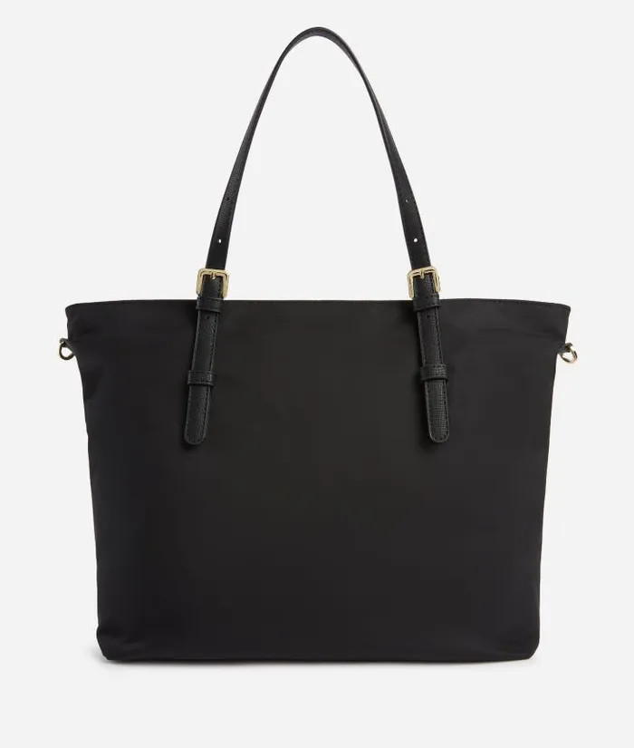 Woman Totes Alviero Martini Nylon Metaverse Shopper Bag Black