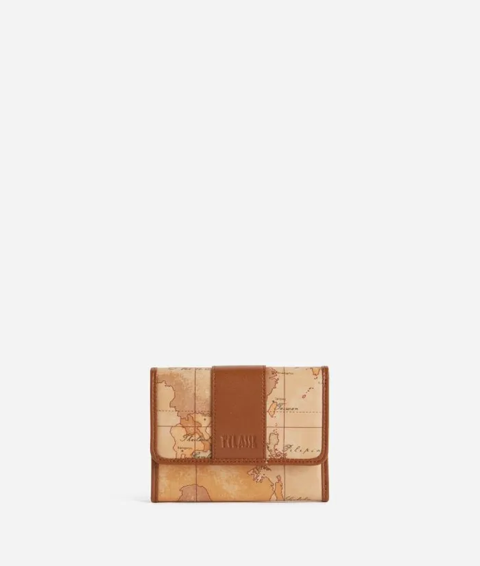 Woman Wallets Alviero Martini Social Soft Small Bifold Wallet Chestnut