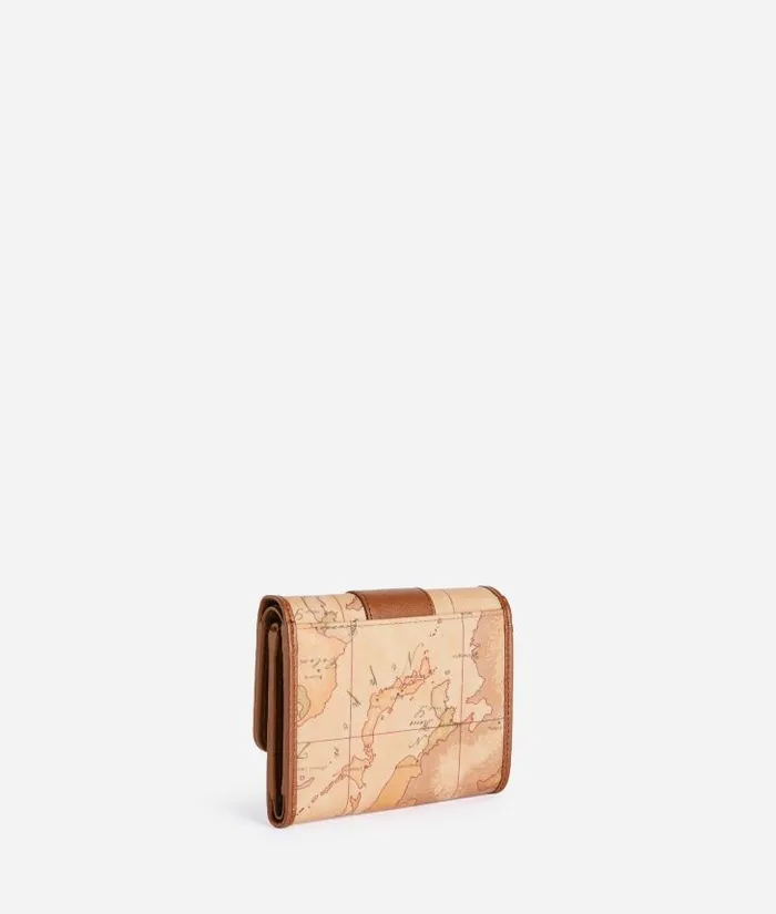 Woman Wallets Alviero Martini Social Soft Small Bifold Wallet Chestnut