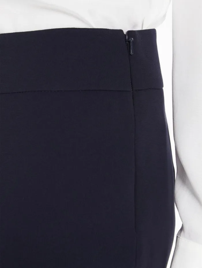 Woman Wide Cady Trousers Navy Maxmara Suit Woman Wide Cady Trousers Navy Maxmara Suit