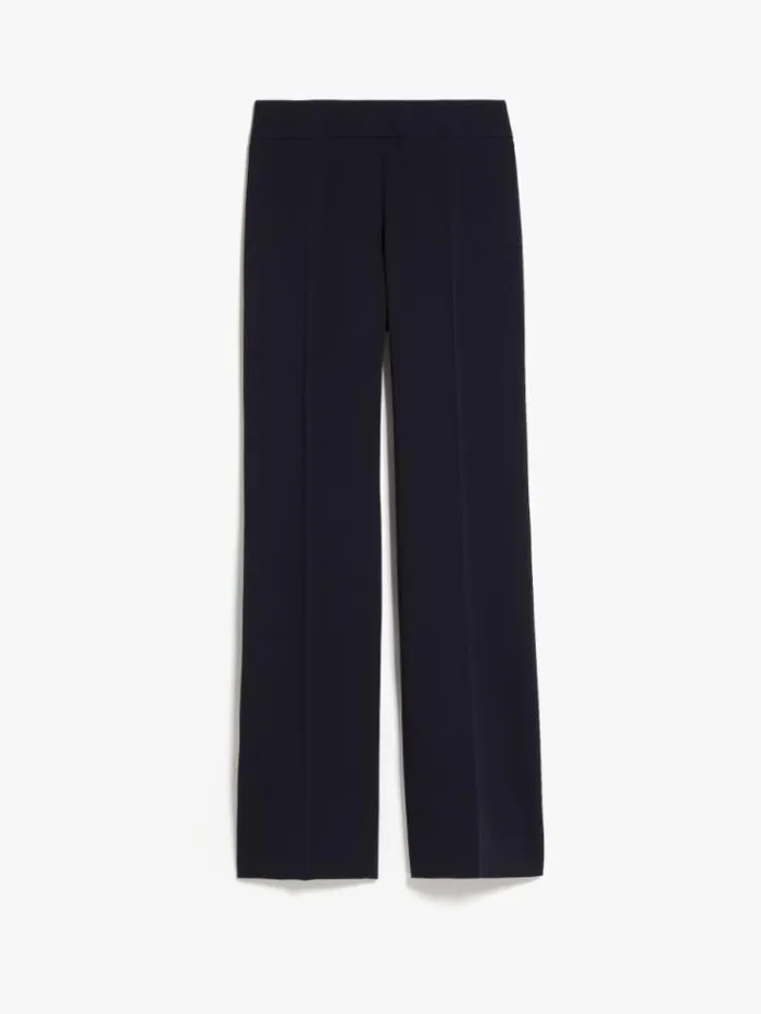Woman Wide Cady Trousers Navy Maxmara Suit Woman Wide Cady Trousers Navy Maxmara Suit