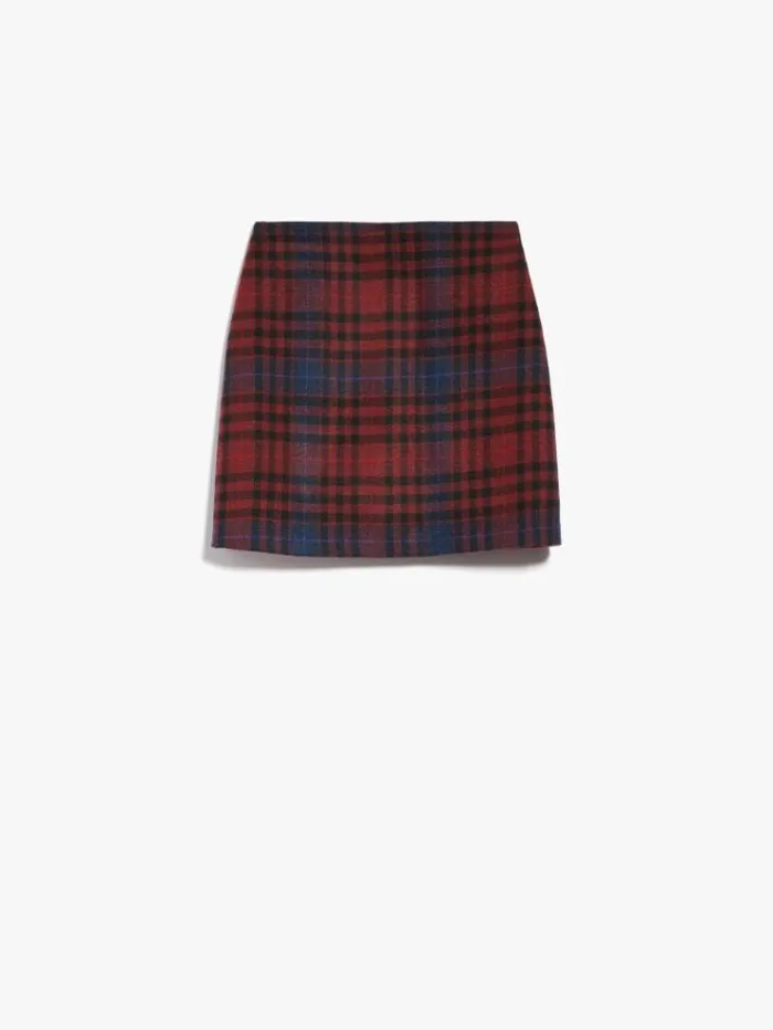 Woman Wool Skirt Bordeaux Maxmara Skirts Woman Wool Skirt Bordeaux Maxmara Skirts