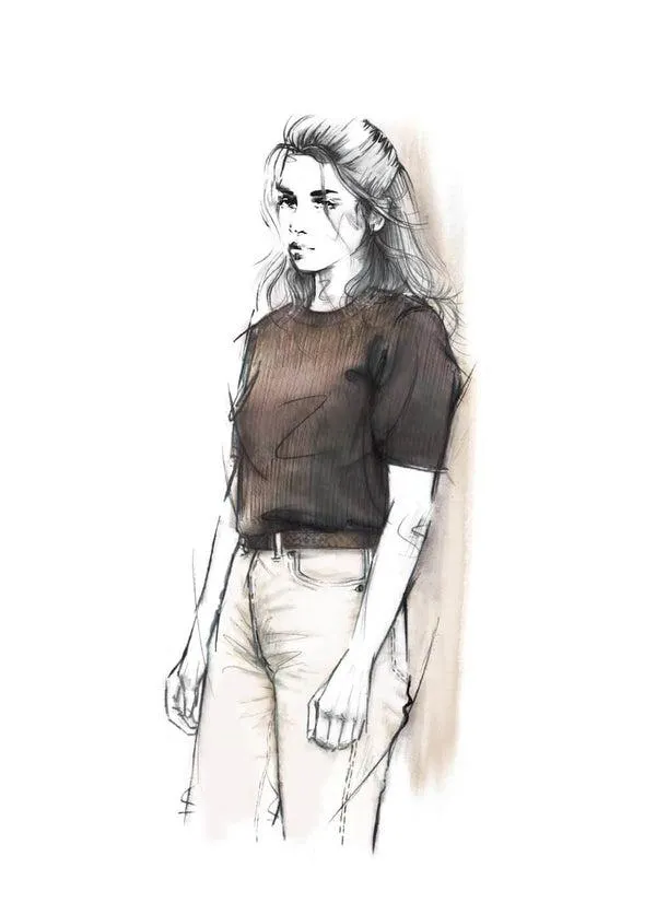 Women 007 Round Neck Cashmere T ShirtIn Moorland Brown Moorland Brown NPeal Tops and Tshirts