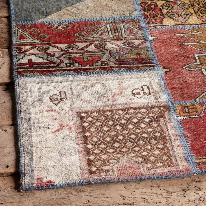 Women Anatolia Patchwork HandKnotted Rug Sundance Catalog Rugs