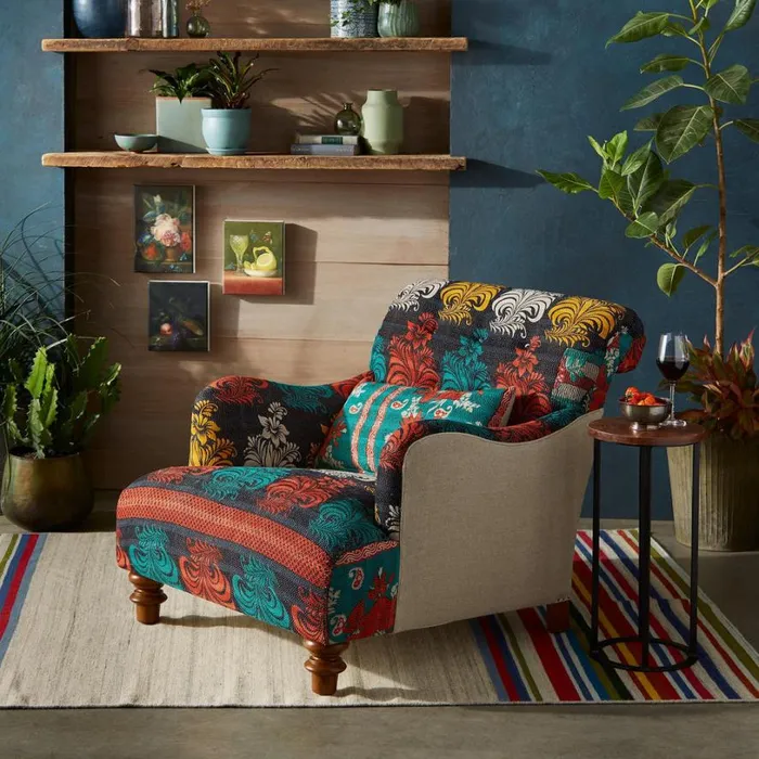 Women Anay Sari Club Chair Sundance Catalog OneOfAKind