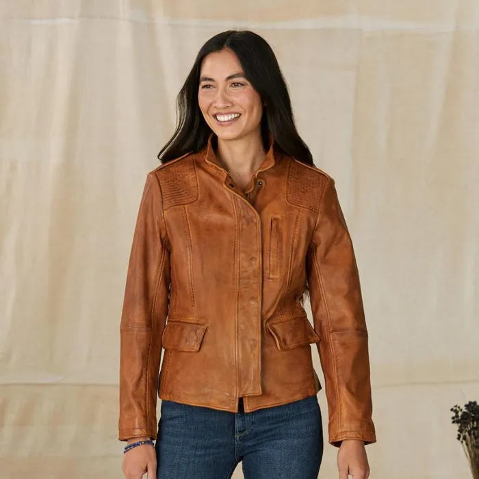 Women Angela Leather Jacket Light Brown Sundance Catalog Jackets and Coats Women Angela Leather Jacket Light Brown Sundance Catalog Jackets and Coats