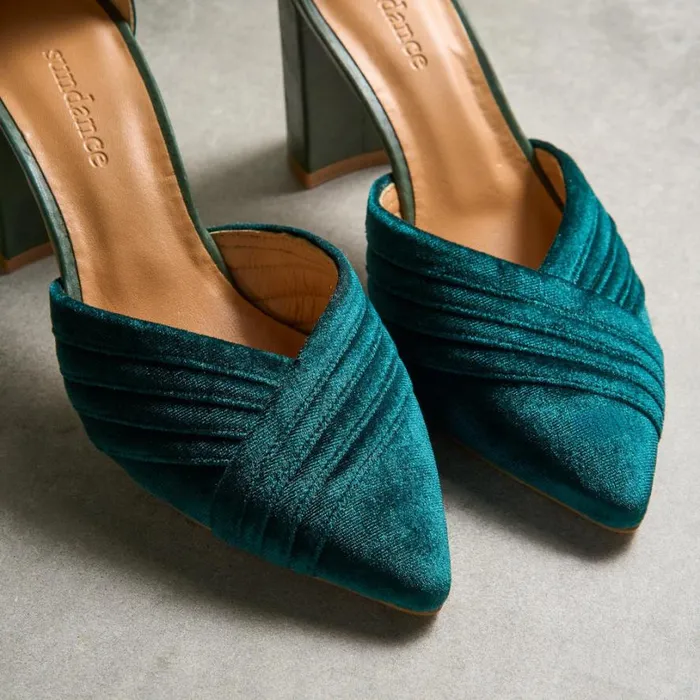 Women Arden Heels Green Sundance Catalog Shoes Women Arden Heels Green Sundance Catalog Shoes