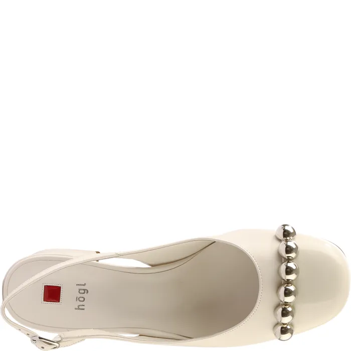 Women Ashley Slingpumps Creme HGL Slingpumps