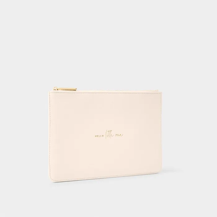 Women Baby Changing Bags and Pouches Katie Loxton Baby Perfect Pouch 8211 Hello Little One 8211 Eggshell