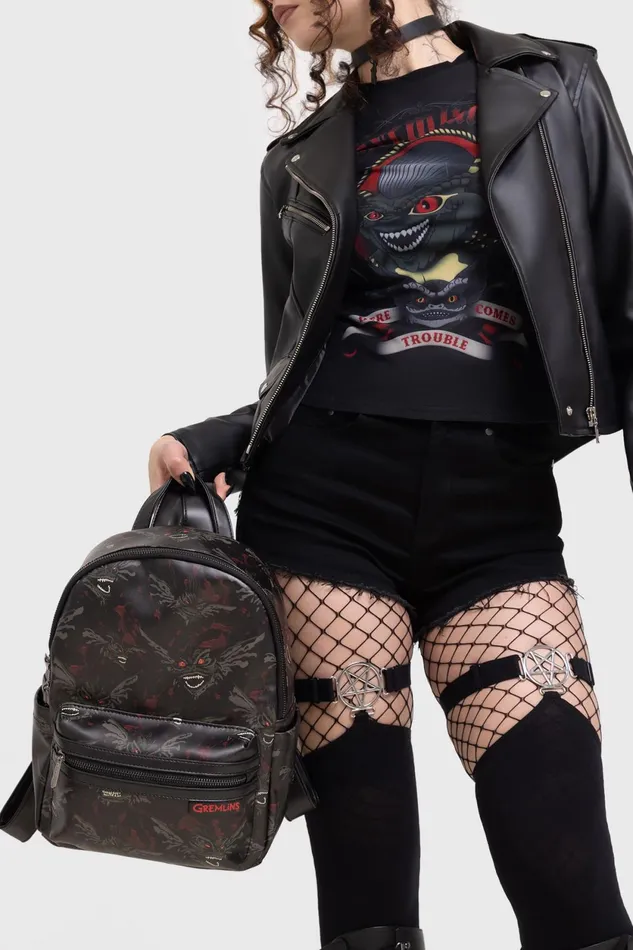 Women Backpacks Killstar Gremlins After Midnight Backpack